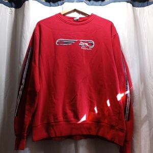 OP Red Crewneck Men's Sweat Shirt Vintage.